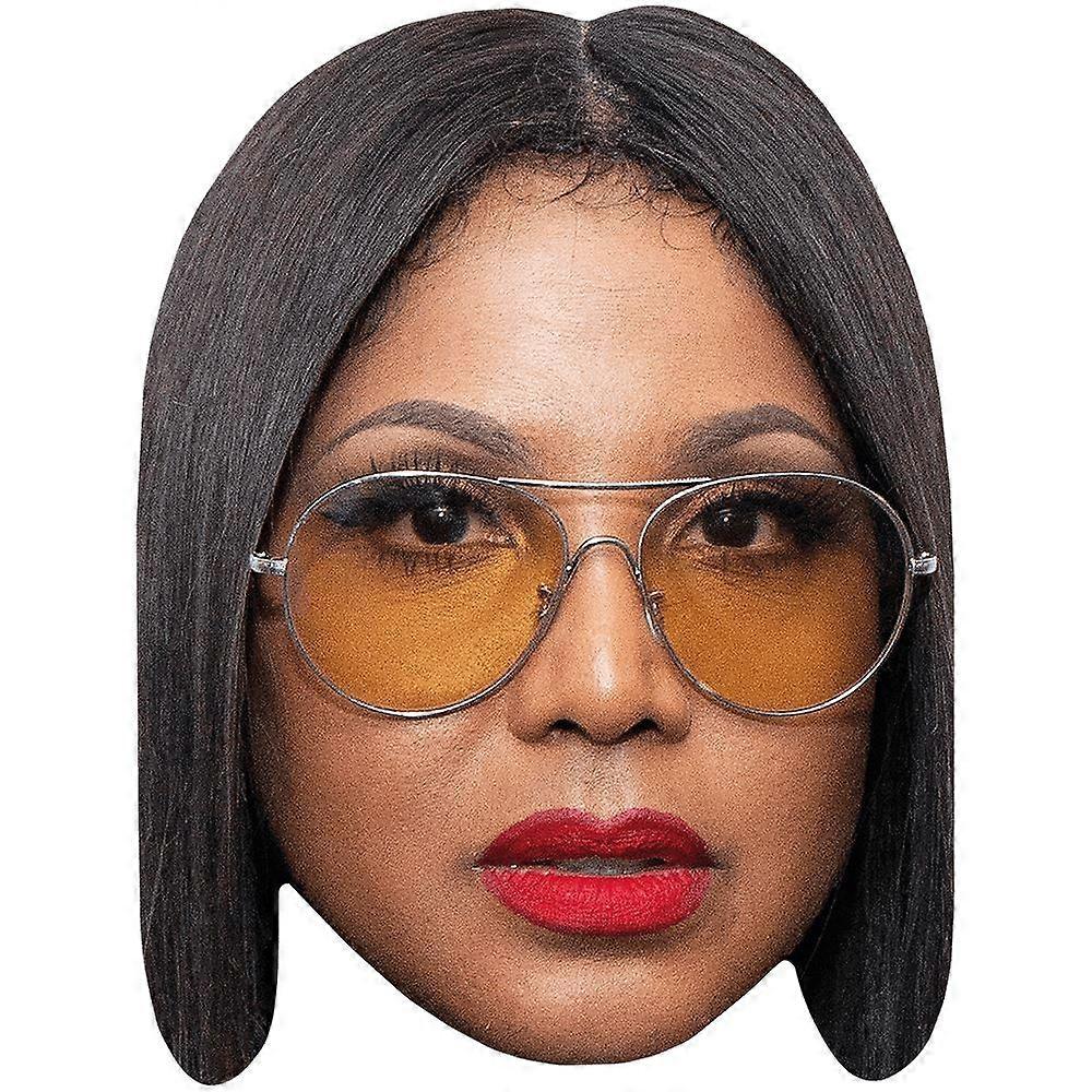 Toni Braxton (Lipstick) Celebrity Mask, Flat Card Face