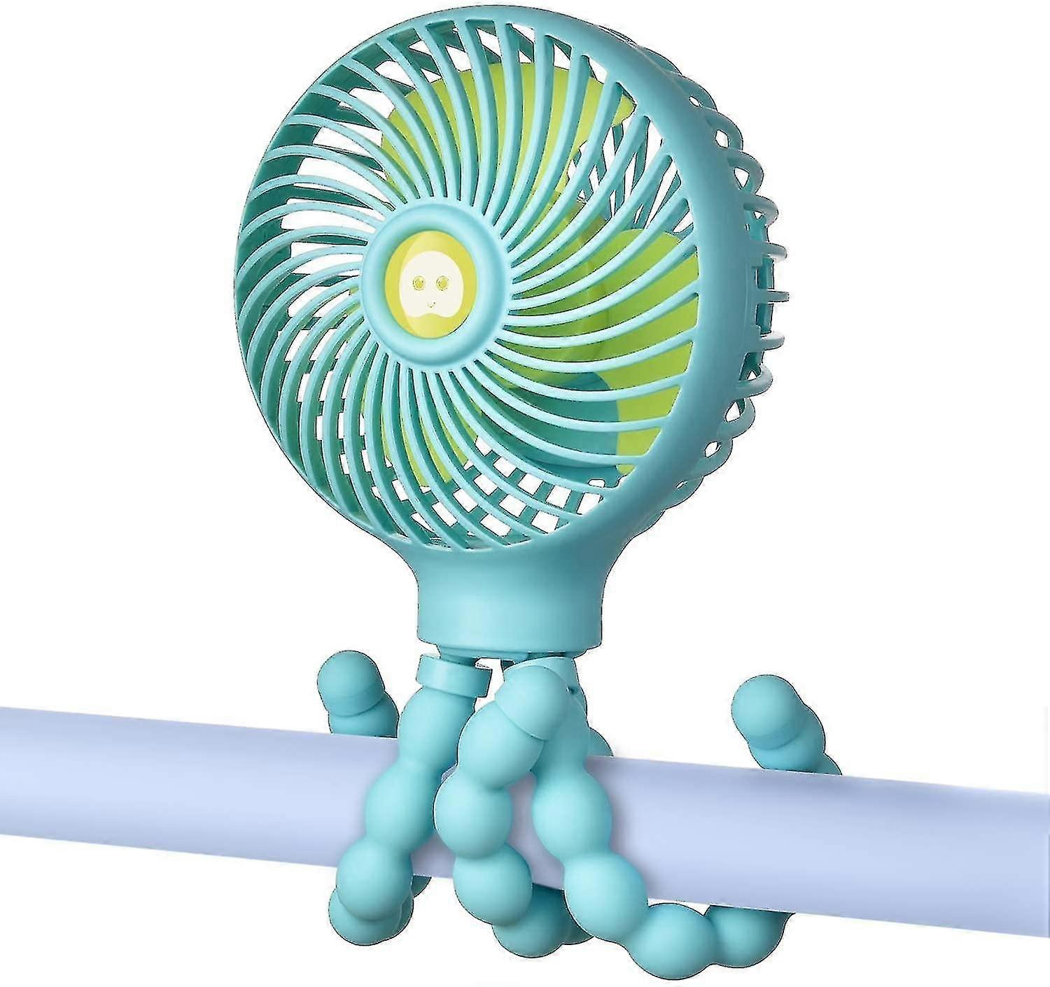 Mini handheld kinderwagen ventilator oplaadbare octopus koelstandaard ventilator
