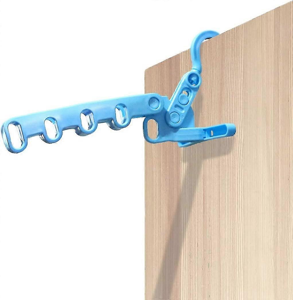 Plastic Multi-Function Hangers,Drying Rack,Suit Hangers,Travel Hangers- Blue