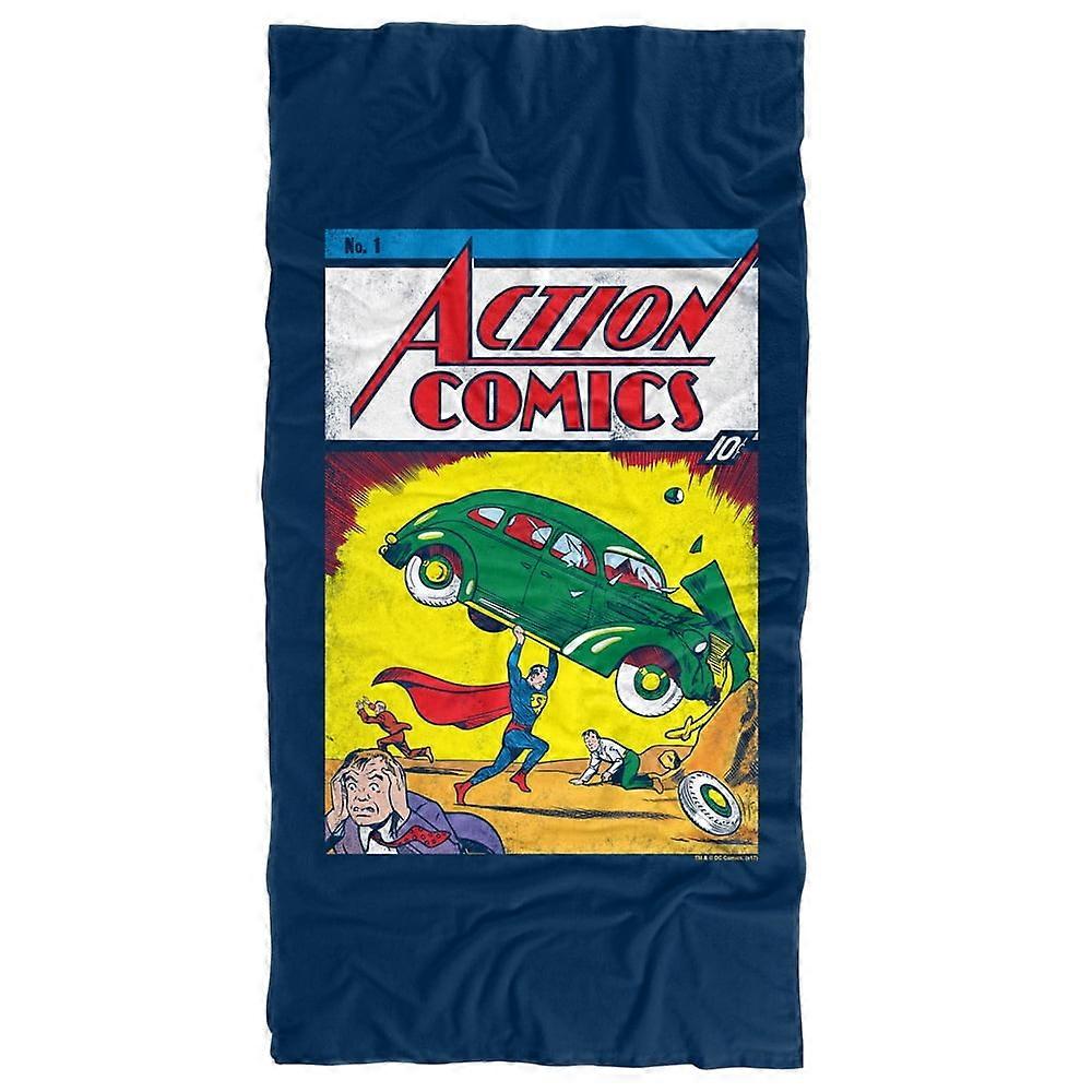 y706Superman Action No. 1 Toalha de praia kanr706