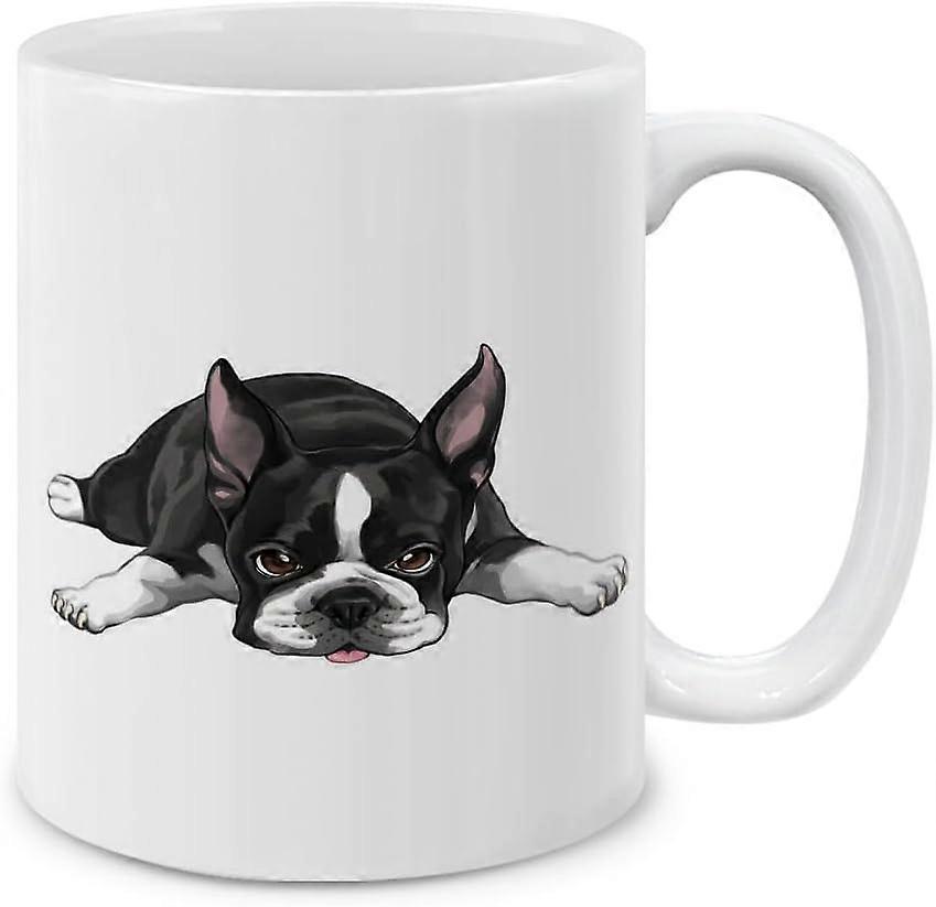 Pembroke Welsh Corgi Hund Numse Tilbage Keramisk Kaffekrus Tekop, 11 OZ