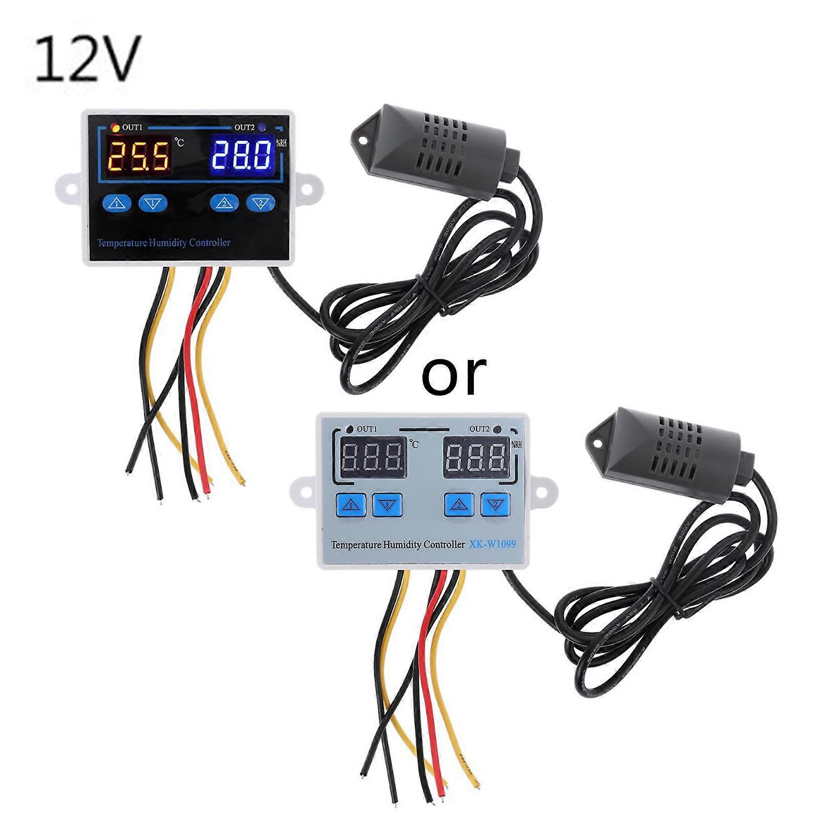 Temperature Humidity Controller with Temperature Humidity Sensor Temp Meter