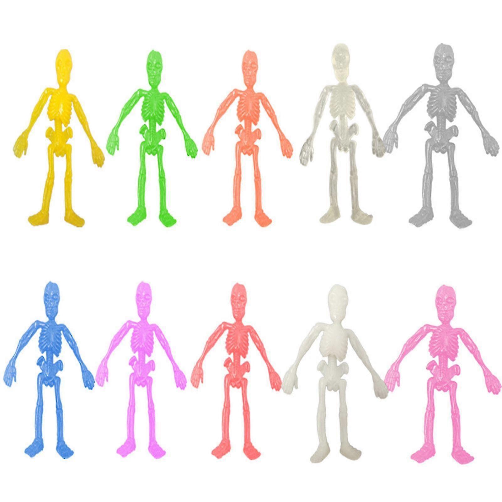 Elastisk fidgettryk lindrer skeletangst mini til dukke til børn