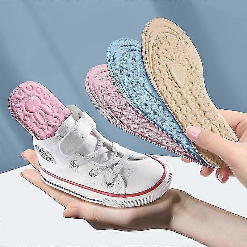 2kpl lasten memory foam -pohjalliset sport support juoksu insertti deodorantti hengittävä tyyny jaloille poika tyttö lenkkarit pohjat tyynyt