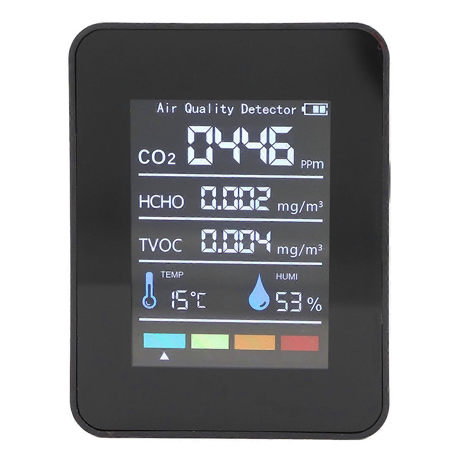 Air Quality Monitor Infrared CO2 Detector Temperature Humidity Meter for Home Planting