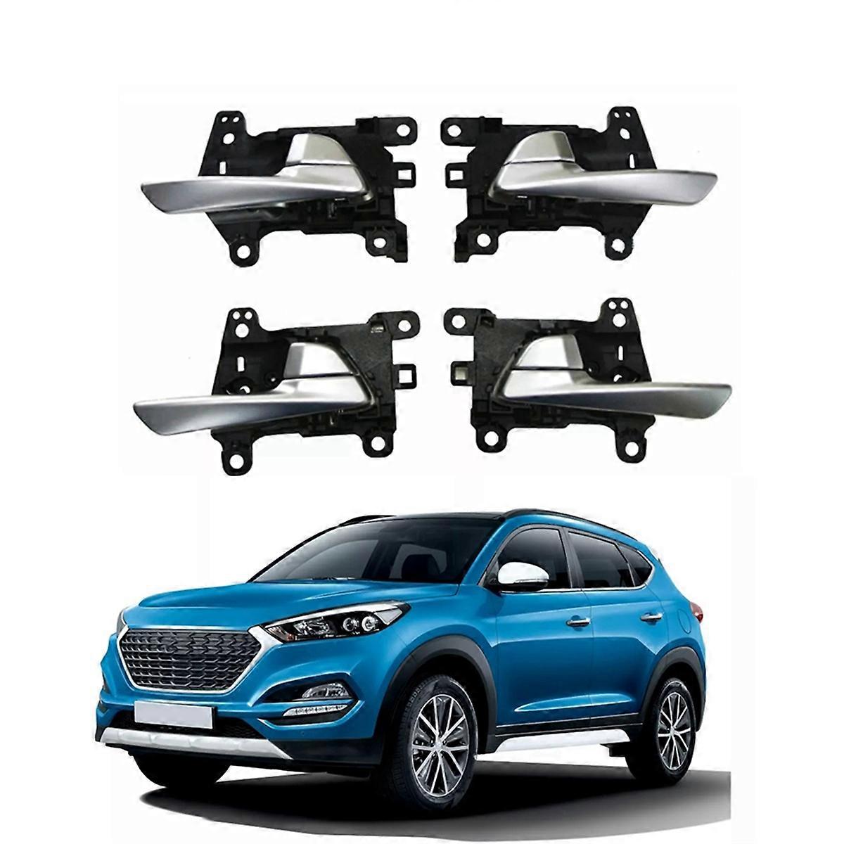 4pcs Car Front & Rear Inside Door Handle Catch for Ix35 2016-2021 82610-D3010 82620-D3010