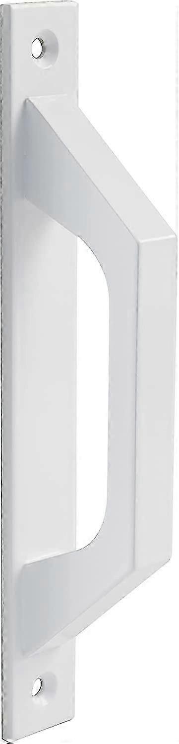 Straight handle in white aluminum for sliding or removable doors Functional and comfortable handle