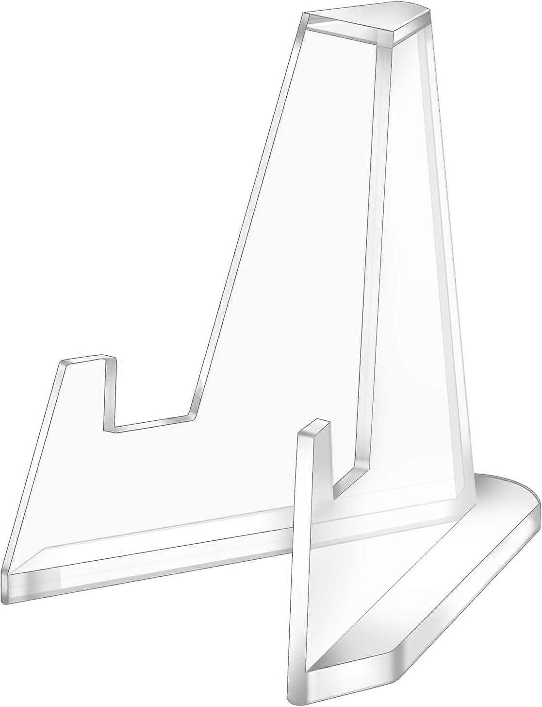 20 Pcs Clear Acrylic Easel Stands ,2.2 Inch Coin/Card Display Stand for Hold Coins,Pictures, Collections,Medallions