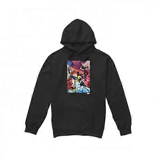 Marvel Mens X-Men Team Defend Hoodie