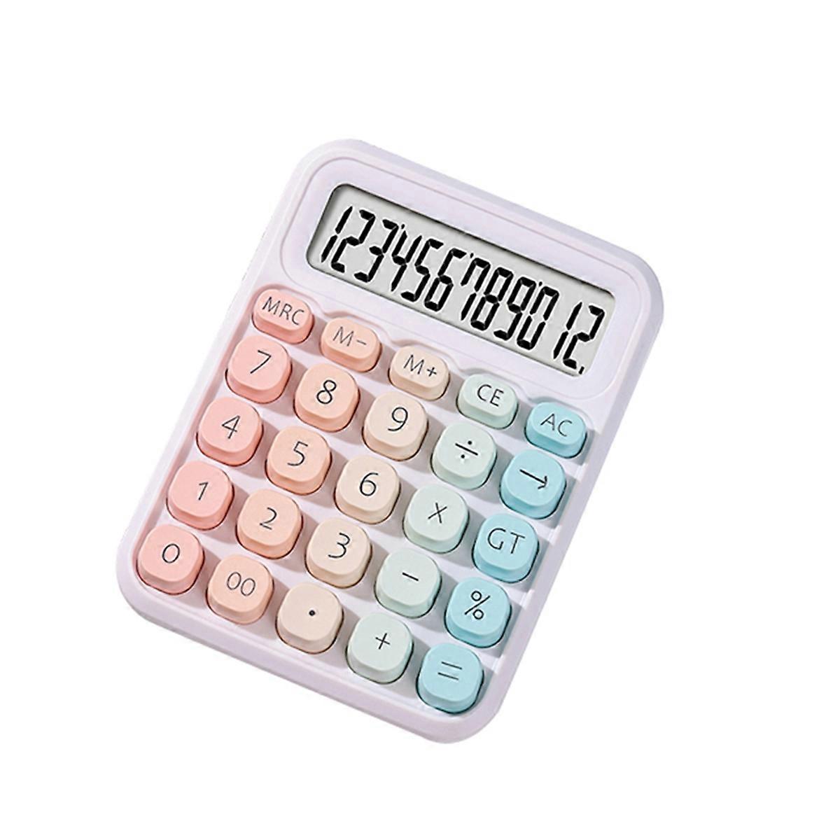 Calculator with Dual Power Supply 12 Digits for Electronic Calculator Home Office School Financial