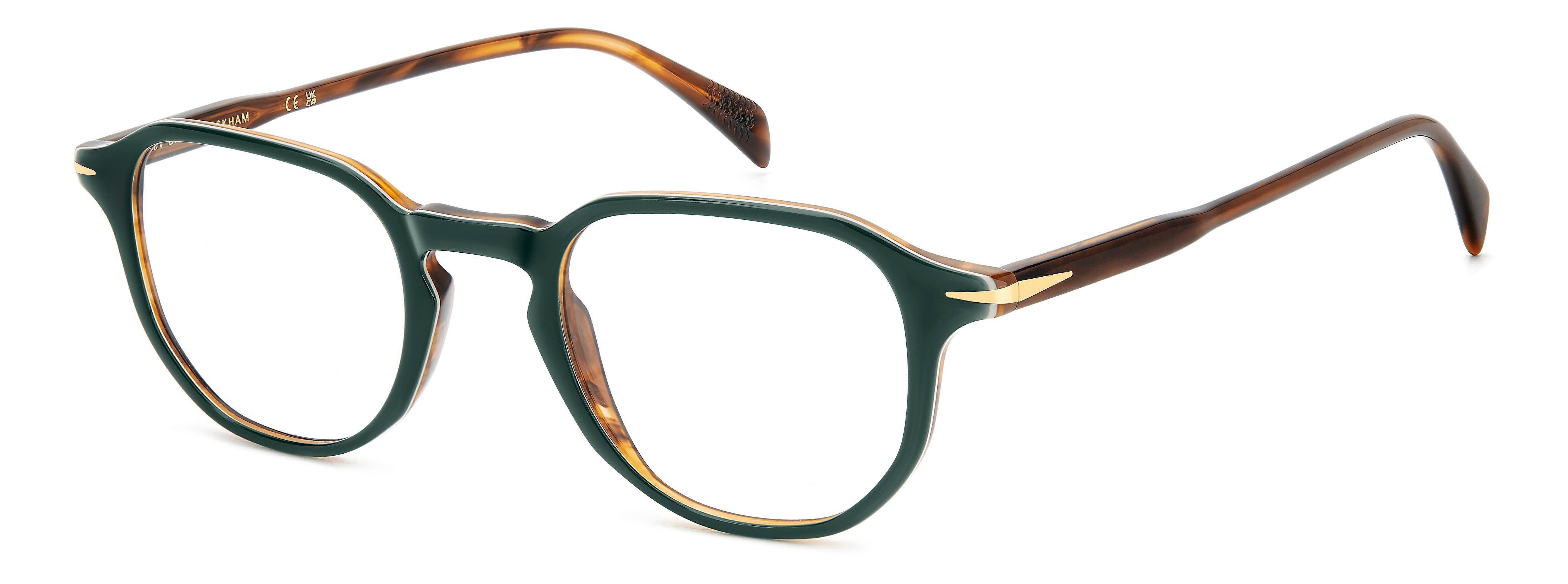 Eyewear Frames DAVID BECKHAM DB 1140 RFD GREEN STRIPPED BROWN 47/22/145 MAN