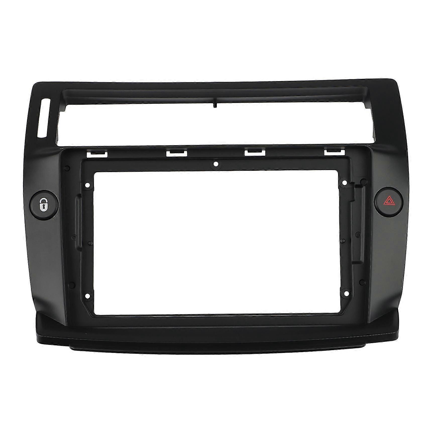 2din Car Radio Audio Face Plate Fascia Frame For C-quatre 9 Inch Big Screen Cd/dvd Player Panel Das