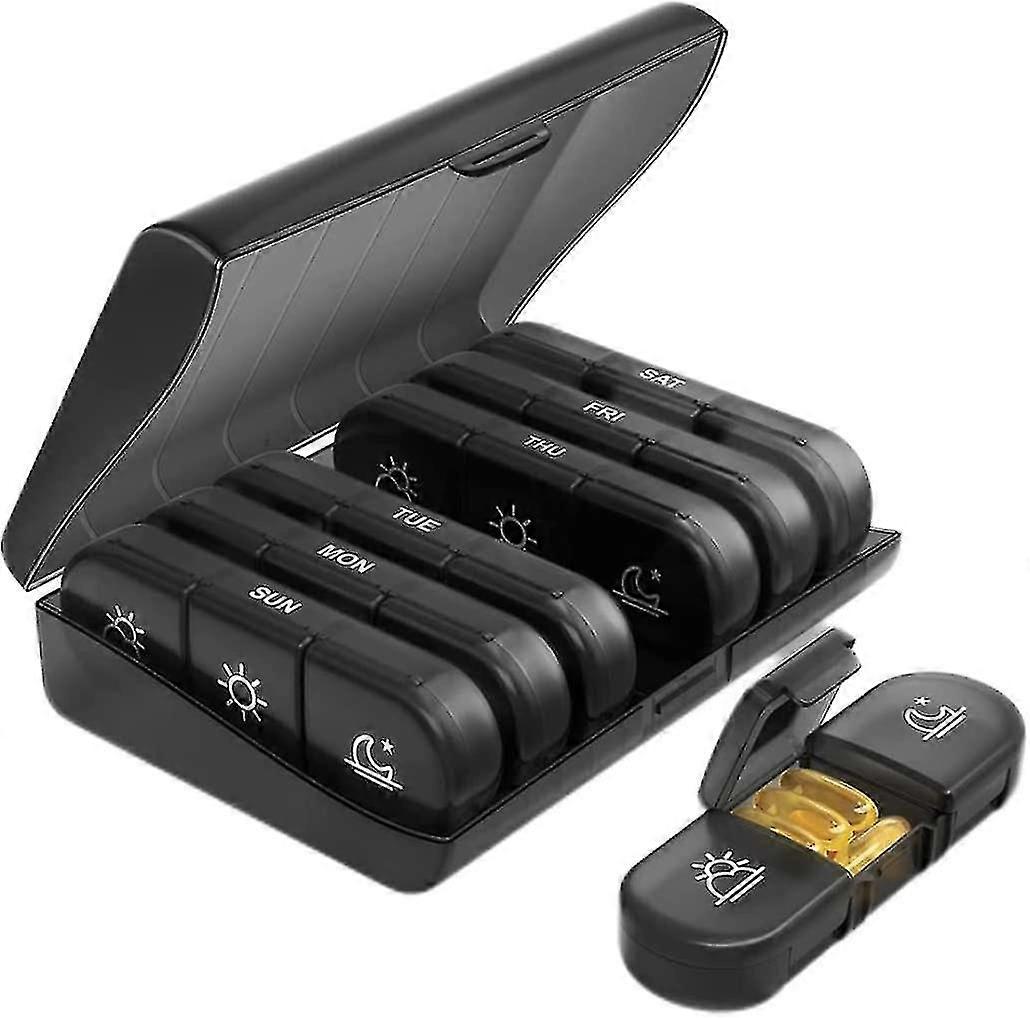 Weekly Portable Travel Pill Box