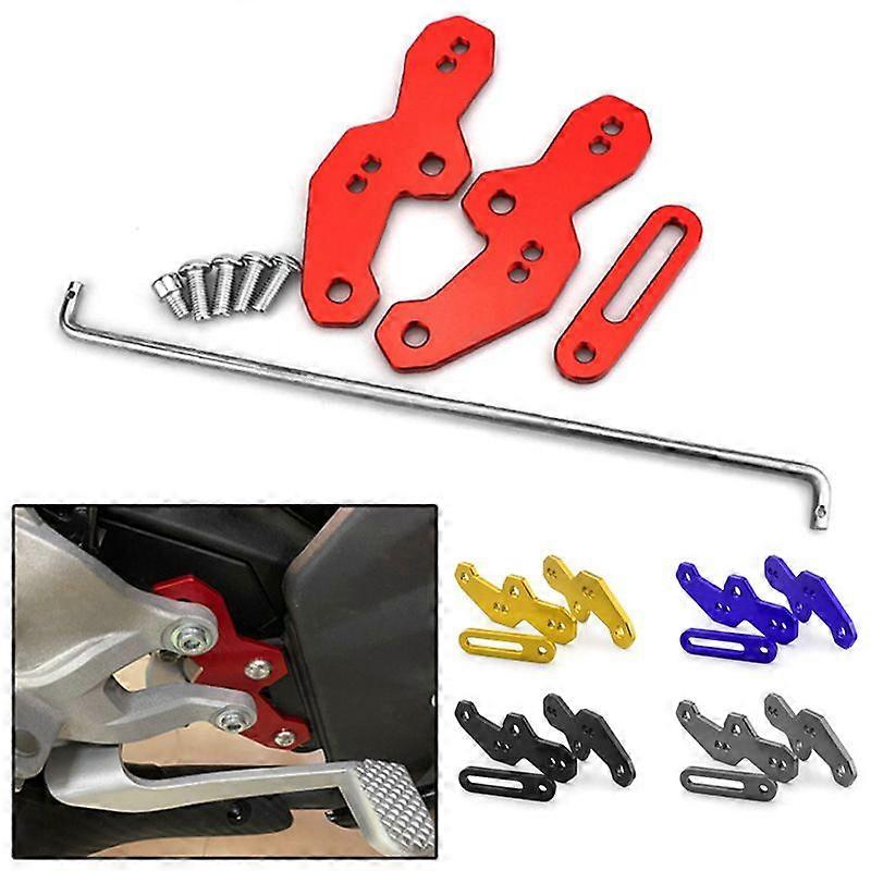HaKeLai Applicable to Yamaha R15 V3 17-19 motorcycle modification CNC raised pedal code pedal back half set