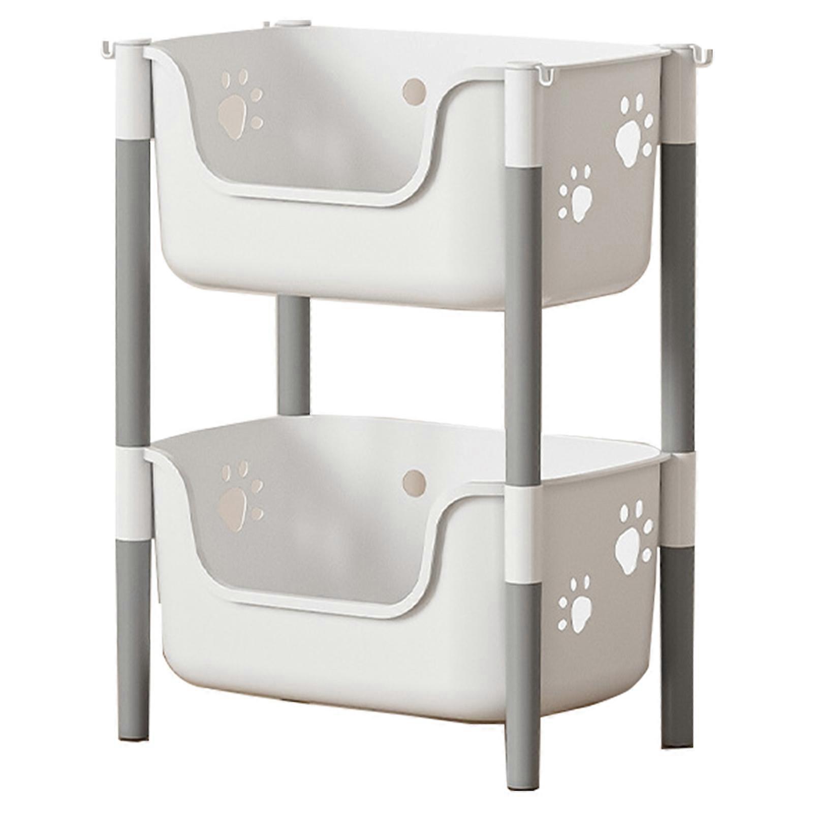 Durable Storage Solution with Rolling Wheels Easy to Assemble Storage Shelves with Rolling Wheels Convenient Organizers