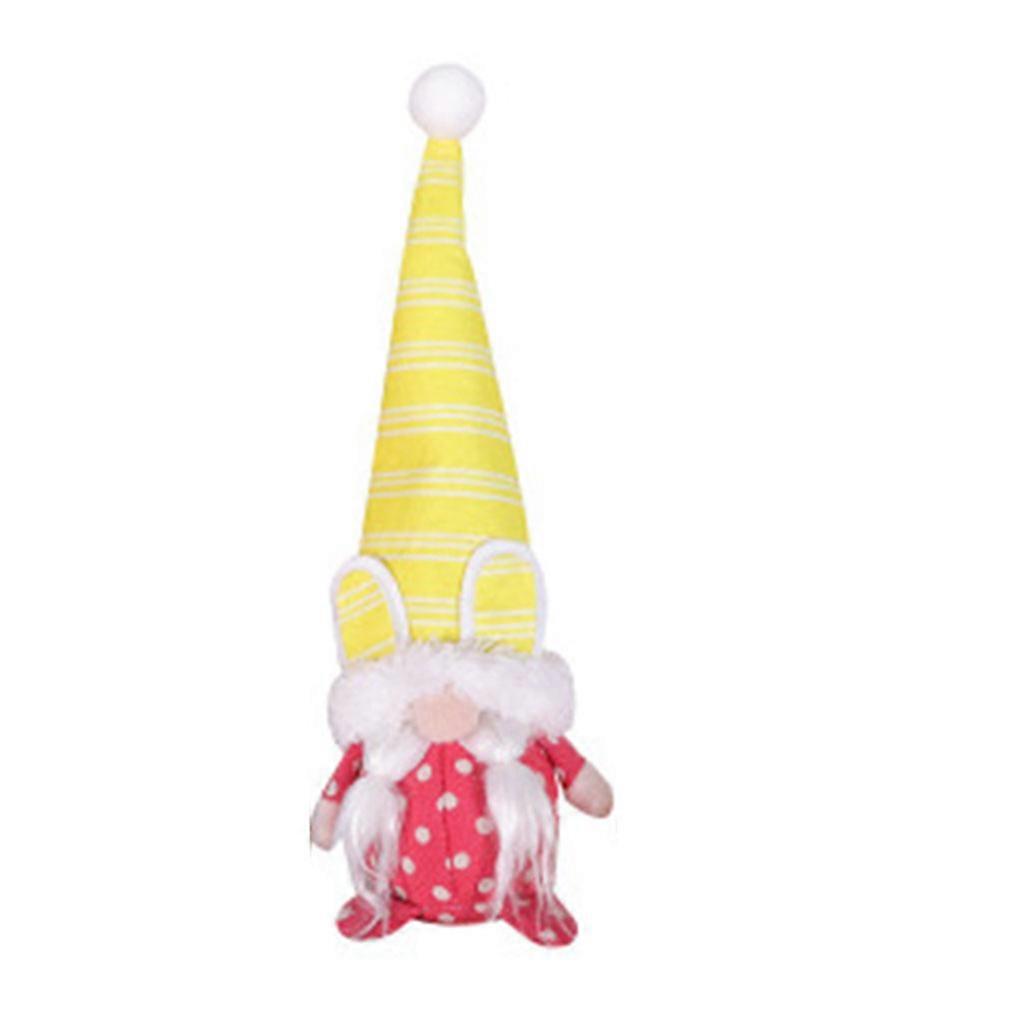 Easter Bunny Rabbit Gnome Scandinavian Tomte Nisse Swedish Elf Home Farmhouse Red