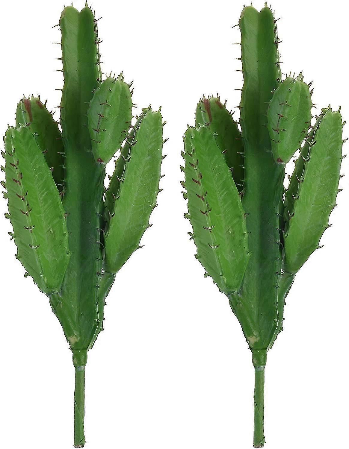 2 Pa Real Looking Artificial Cactus Plant Diy Material For e Decoration Flower Arrangement