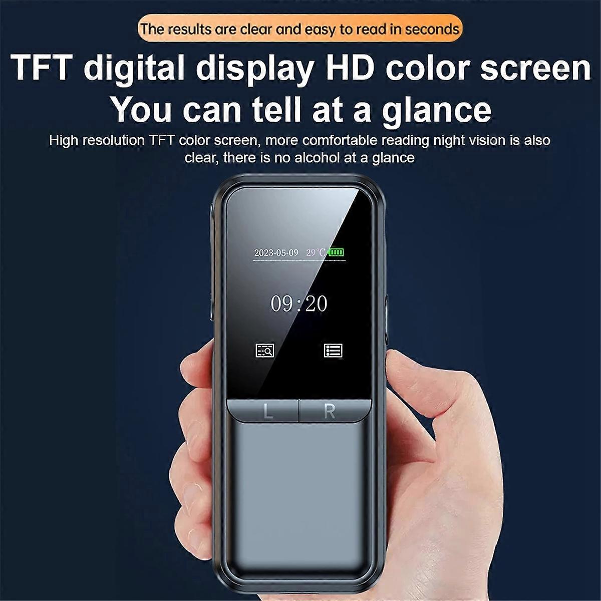 C02 Precision Dual Mode Digital Alcohol Breath Tester Accurate Liquid Crystal Display Portable Alcohol Breath Analyzer