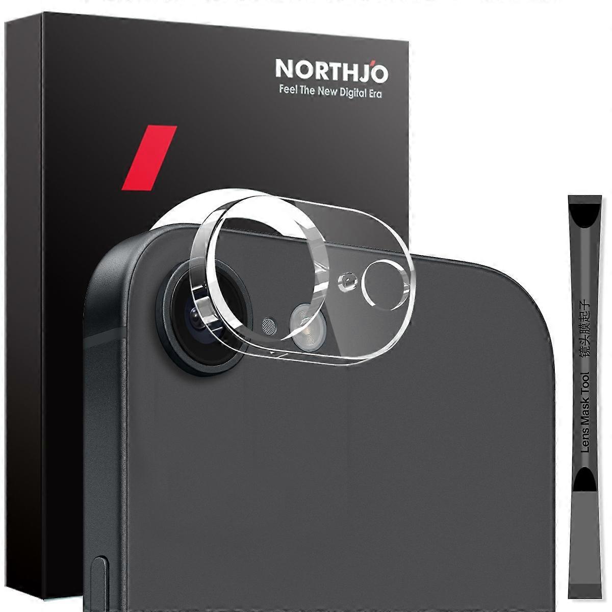 AS NORTHJO For iPhone 16e Camera Lens Protector Tempered Glass HD Clear 3D Full Coverage