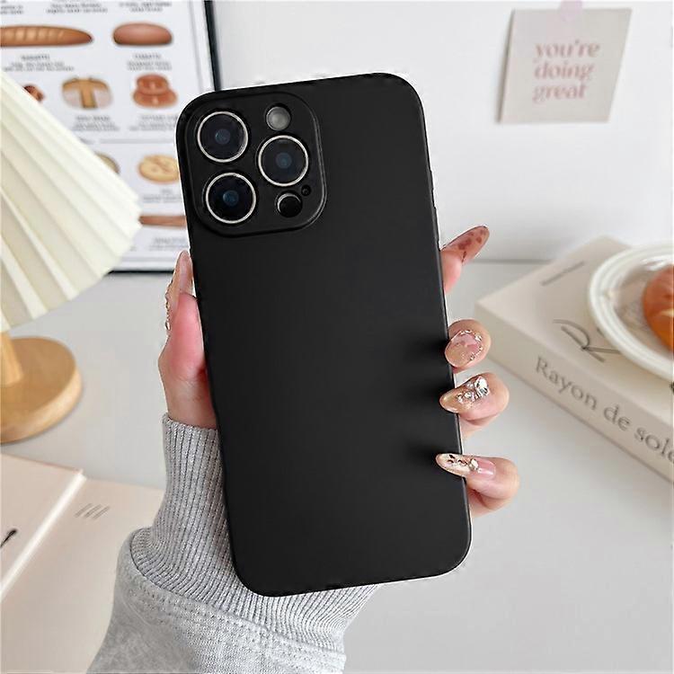 Compatible For iPhone 16 Pro Max Phone Back Case Scratch Resistant Silicone Mobile Cover