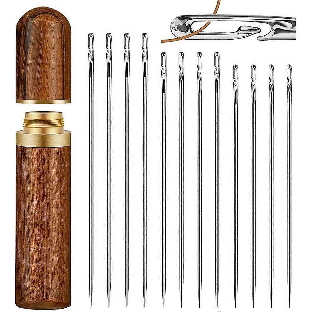 Self-Threading Needles,Sewing Needles for Hand Sewing,for the Elderly,Easy Side Threading Stitching Pins B