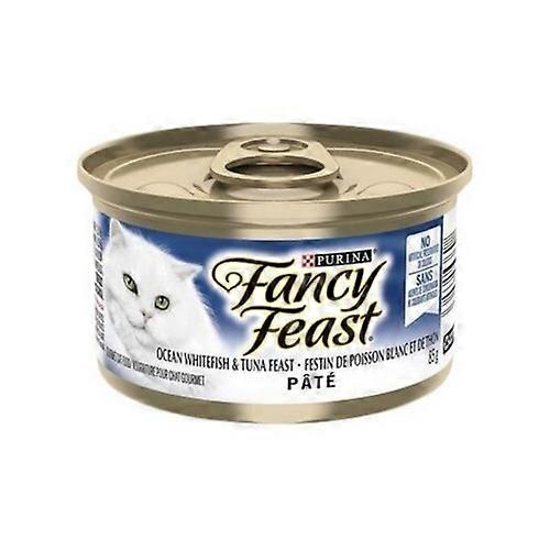 Fancy Feast Whitefish And Tuna Cat Food Pate, 85 Grams (Case Of 24)