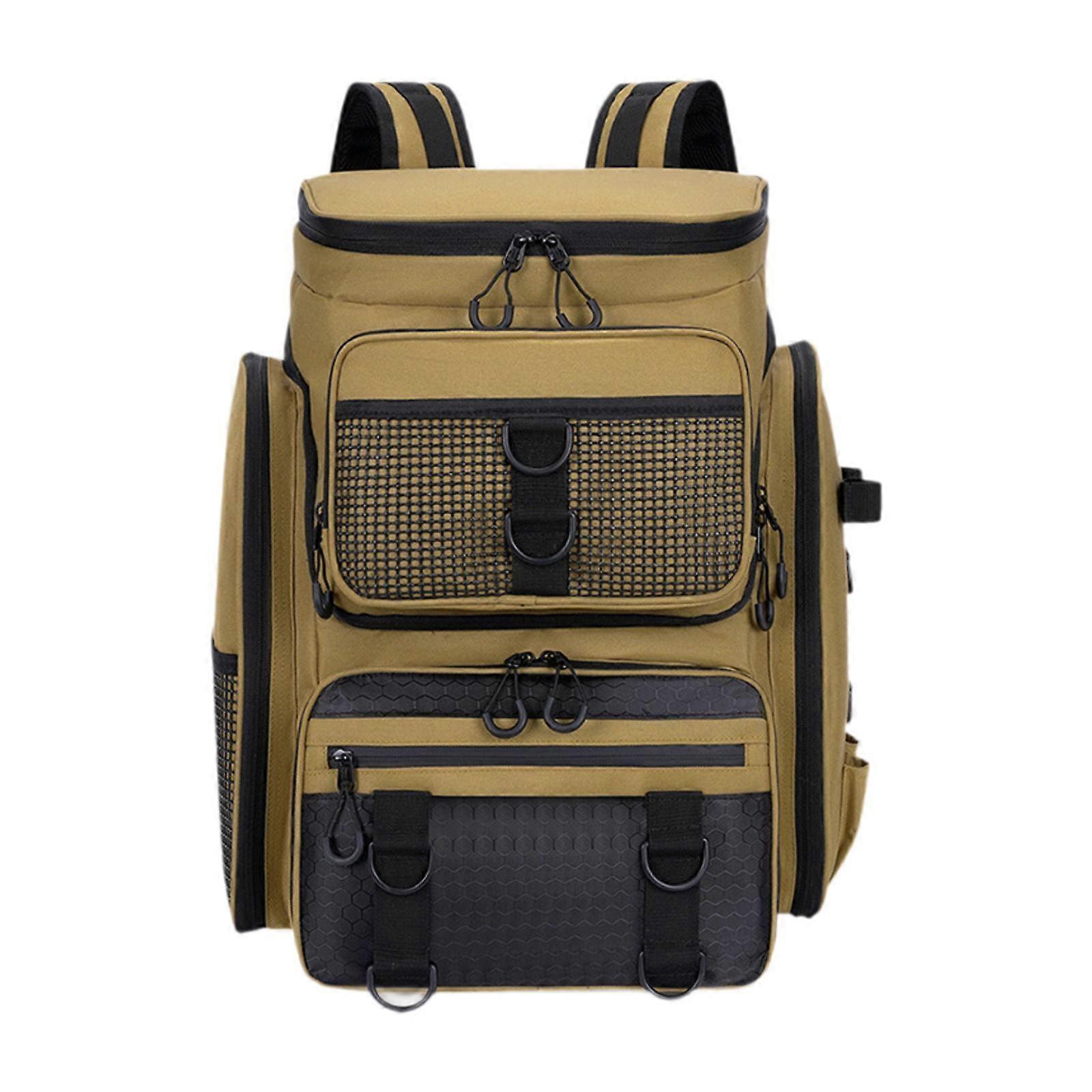 Fishing Backpack Tackle Box Stores Sport Pack Multifunction Easy Carrying
