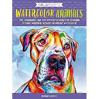 Colorways Watercolor Animals Tips techniques and step by step lessons for learning to paint whimsical artwork in vibrant watercolor