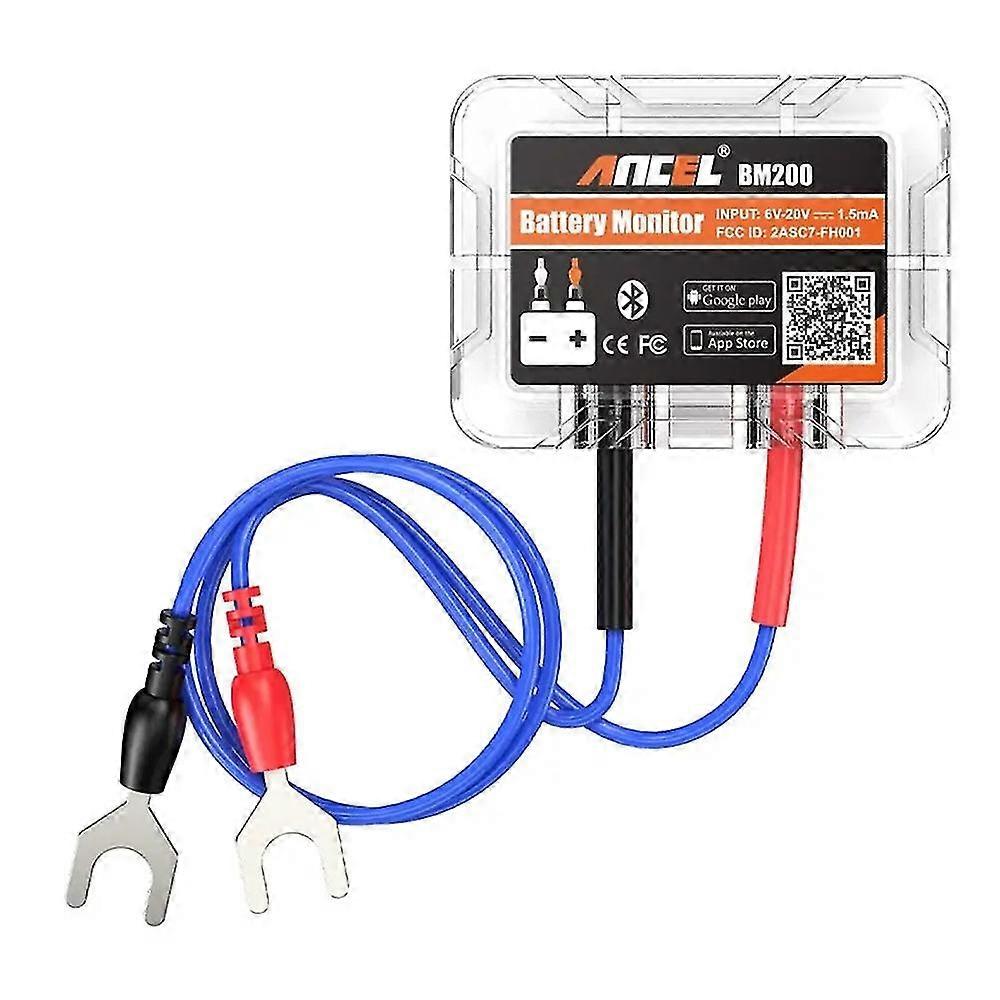ANCEL BM200 12V Battery Tester Wireless Bluetooth 4.2 Monitor LED Battery Analyzer Auto Test Tools