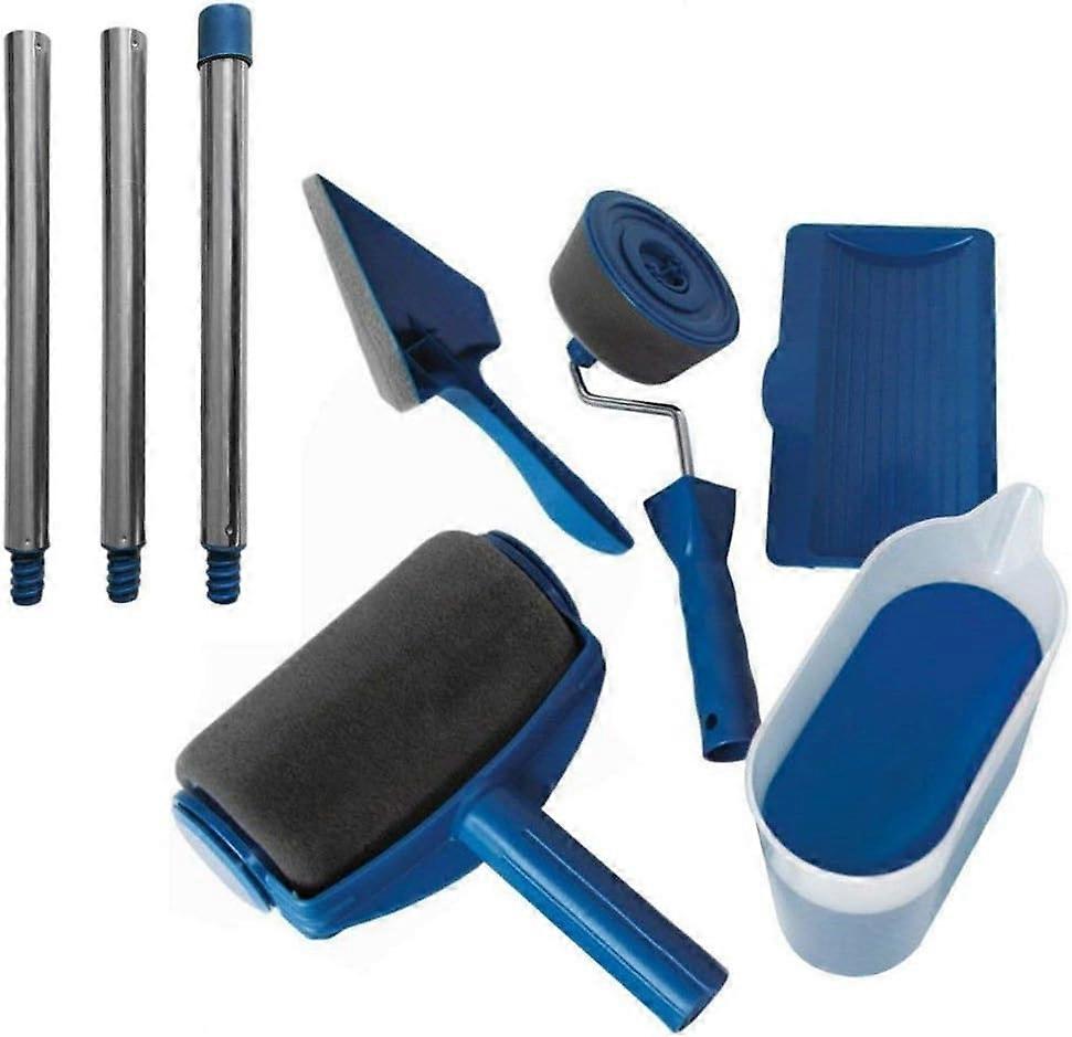 Paint Roller Kit For Walls, Ceilings, Doors: Includes No Drips No Spills Upgrade Paint Roller Frame, Simple Convenient Painting, Easy Flow Paint Pour