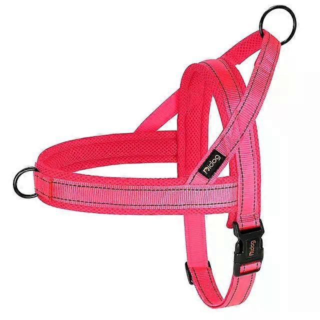 Mesh Nylon Dog Harness Reflective Pet Harness No Pull Dogs Vest With Quick Control Handle for Small Medium Large Dogs PitbullPet Leashes