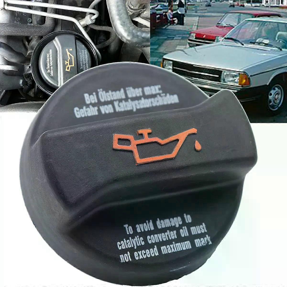Engine Oil Filler Cap compatible for 100 200 C2 C3 Gas Tank Fuel Cover Lid Plug Car Replacement Parts 1976 -1991 Estate/Saloon Styling