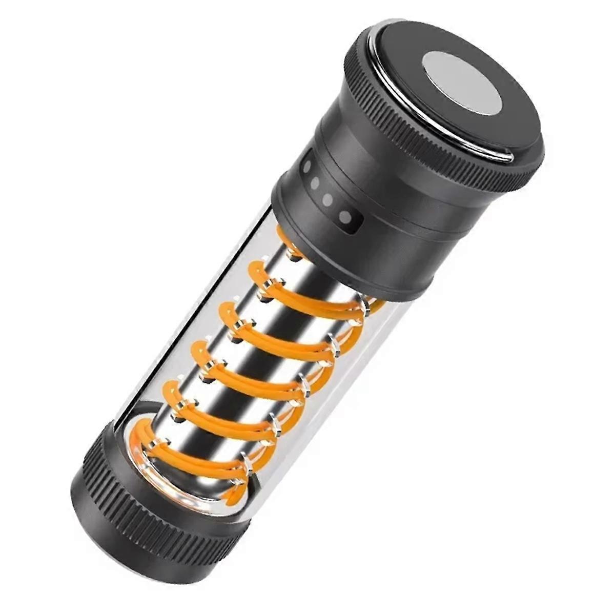 Multifunctional Outdoor Camping Light - High Capacity, Double Spiral, Atmosphere Illumination, Portable Flashlight B