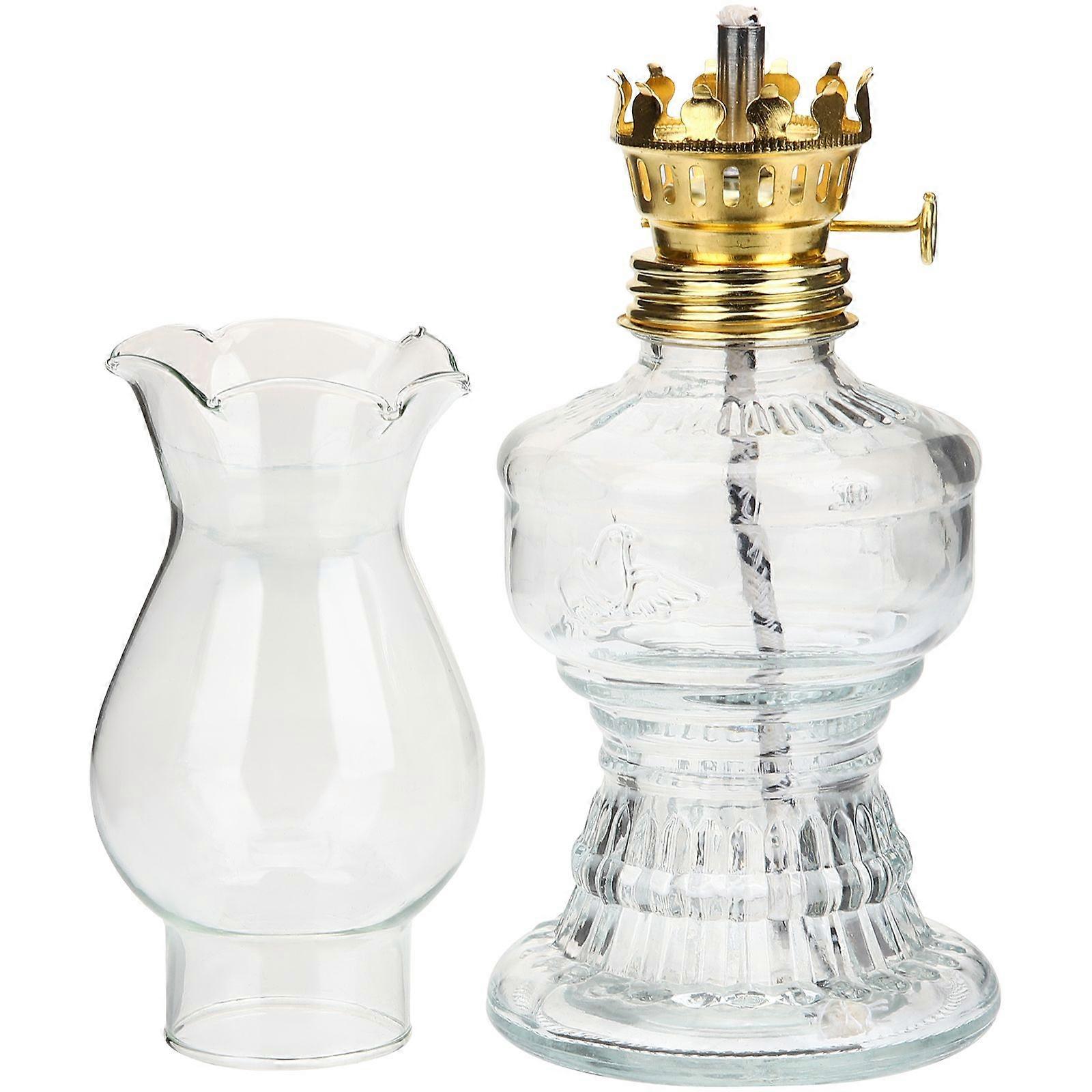 Oil Lamp Rustic Kerosene Lamp Retro Style Indoor Hurricane Lamp Oil Lantern