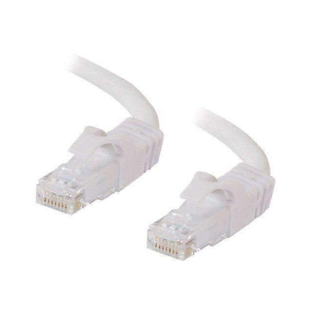 Patch cord - C2G - CAT 6 - 50 cm - Molded, Stranded, Hookless - white