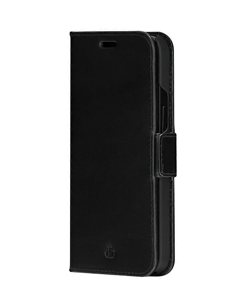 Custodia Folio per Iphone 14 Plus in Pelle Copenhagen con Porta Carte, Nera