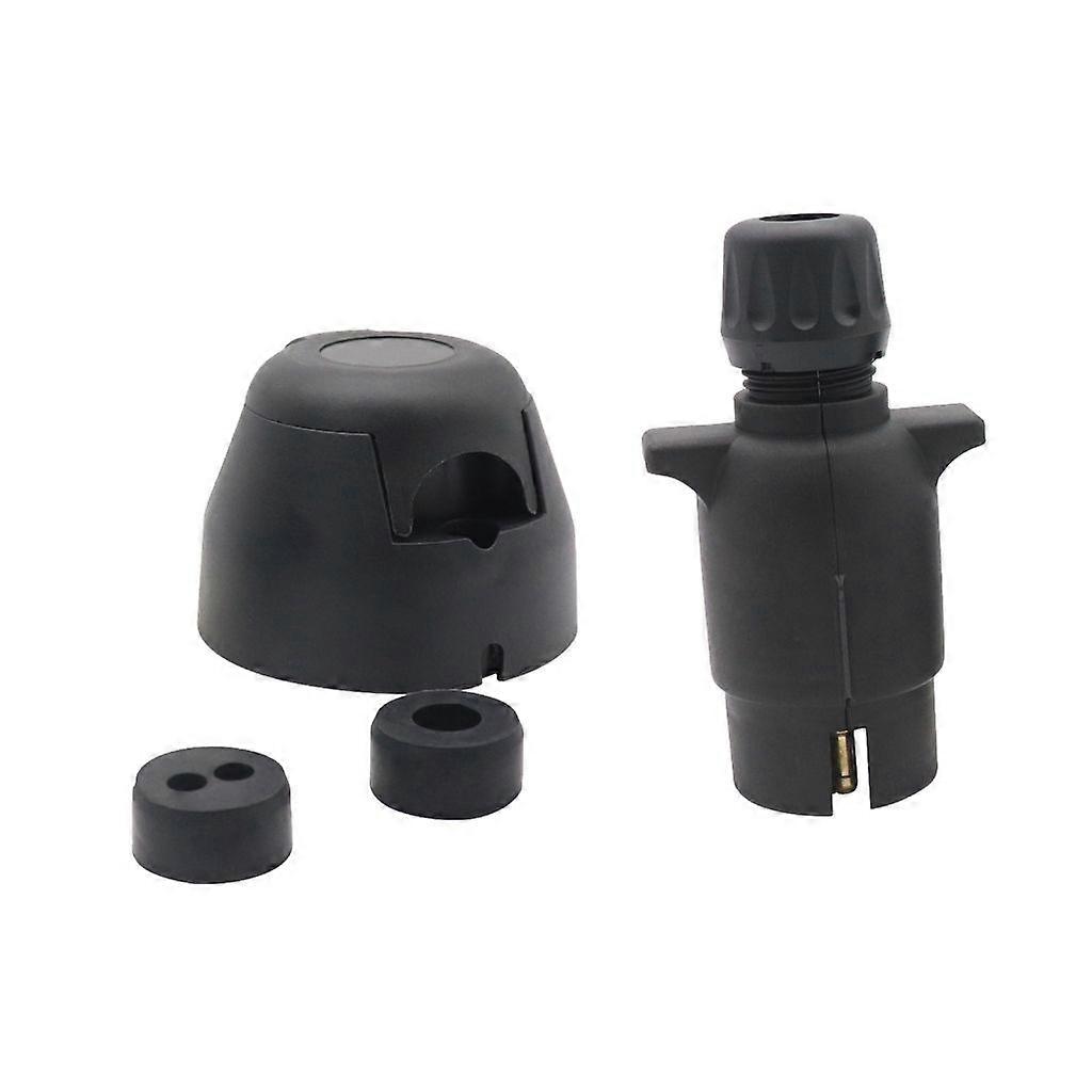 7Pin Trailer Plug 12V Towing Bar Socket 7 Poles Wiring Electrical Connector