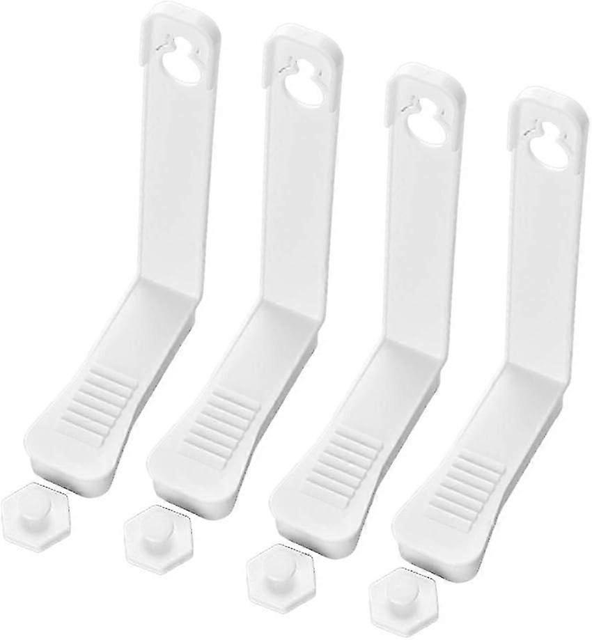 Generic 4pieces Bed Sheet Holder Fastener Sheet Grippers, Whitewhite