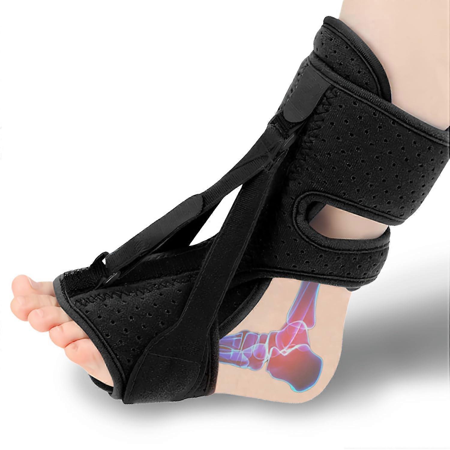 and Breathable Plantar Fasciitis Night Splint for All-Day Use to Prevent and Relieve Foot Drop and Achilles Tendinitis