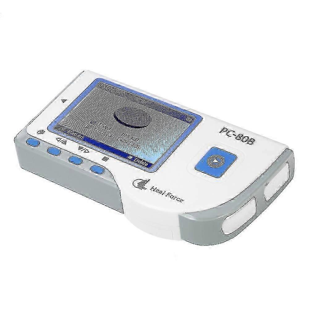 Medical Portable ECG EKG Monitor Machine Heart Rate Monitor with USB Cable + Adhesive Ele