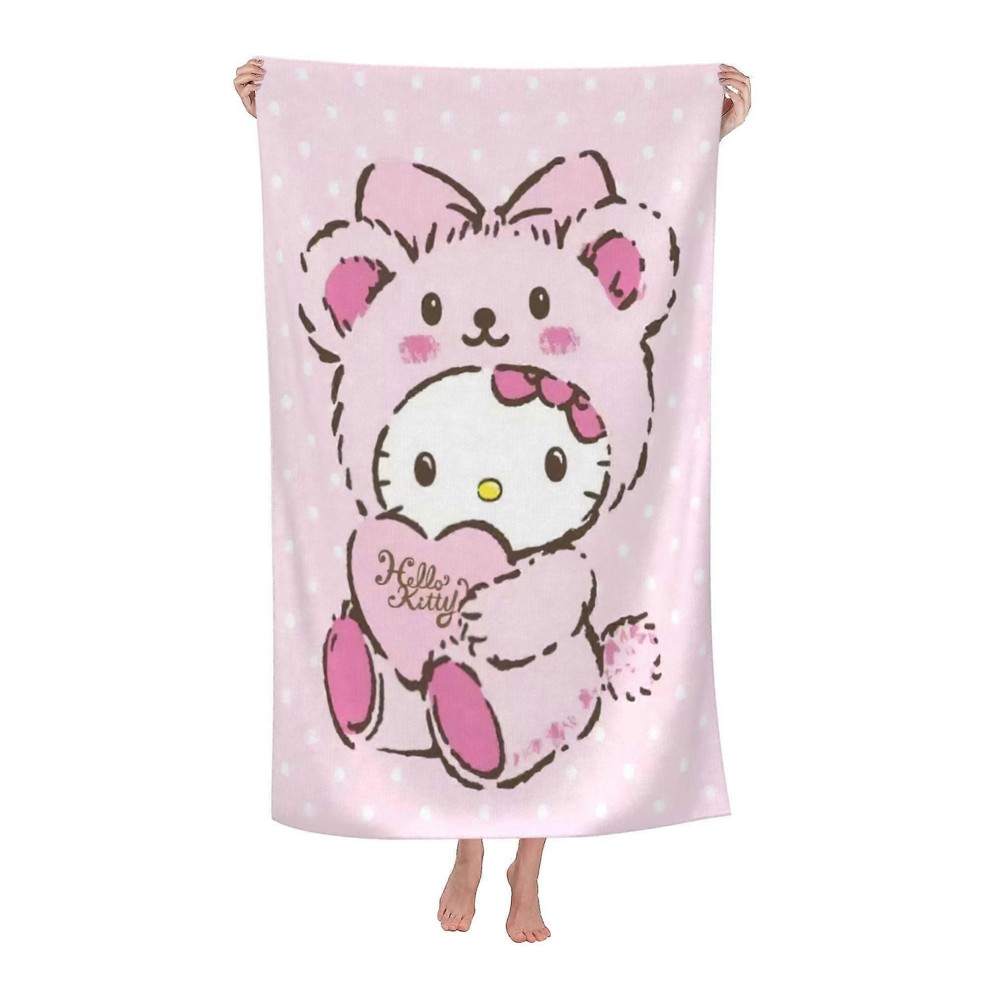 Hello Kitty Strandhandduk, Stor Mikrofiber Badhandduk