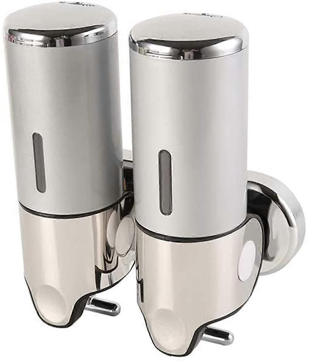 Wall Mount Manual Press Head Soap Dispenser for Bathroom 1000ml