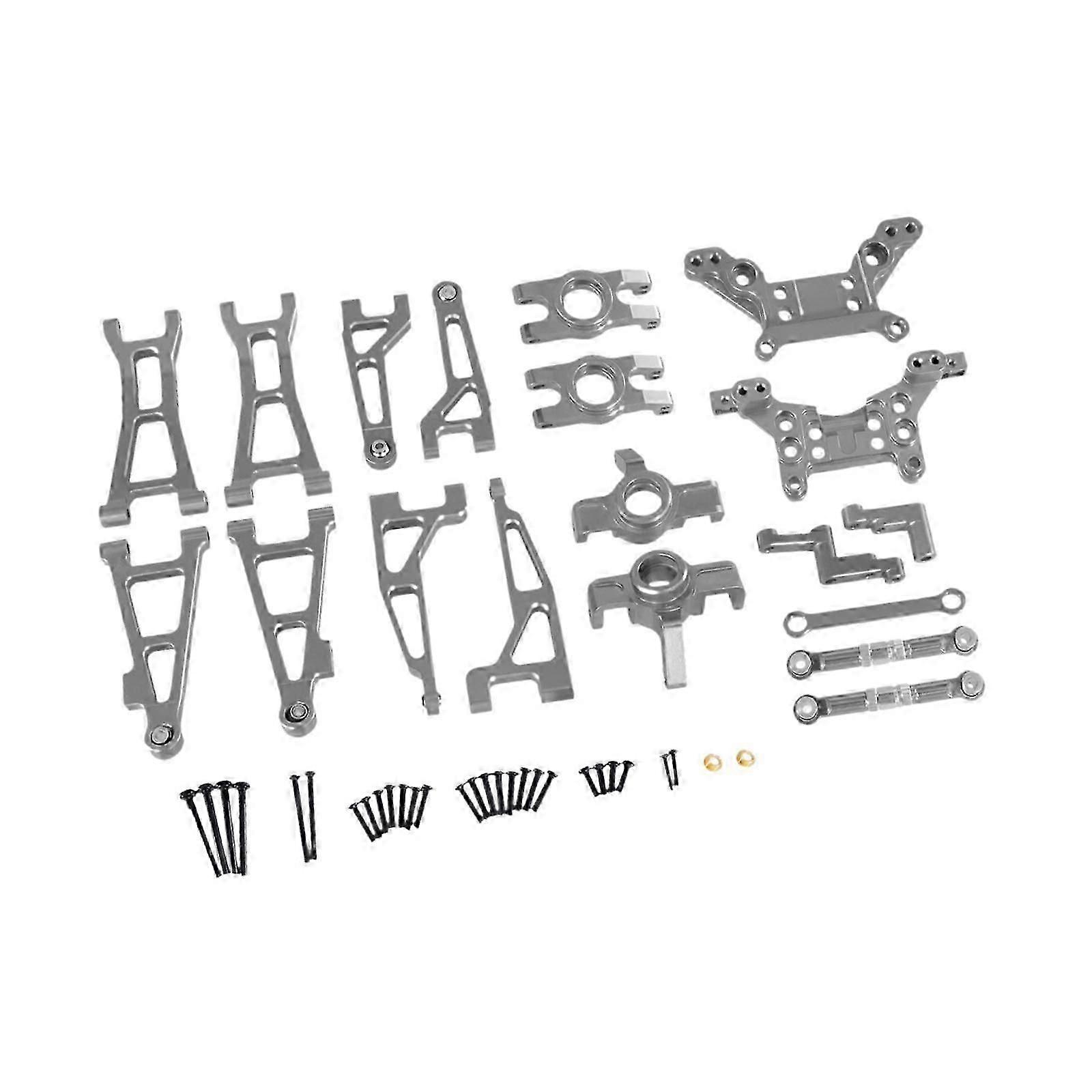 1/16 RC Car Upgrade Set Easy Installation Sturdy Metal for 16207 16210 16209 red