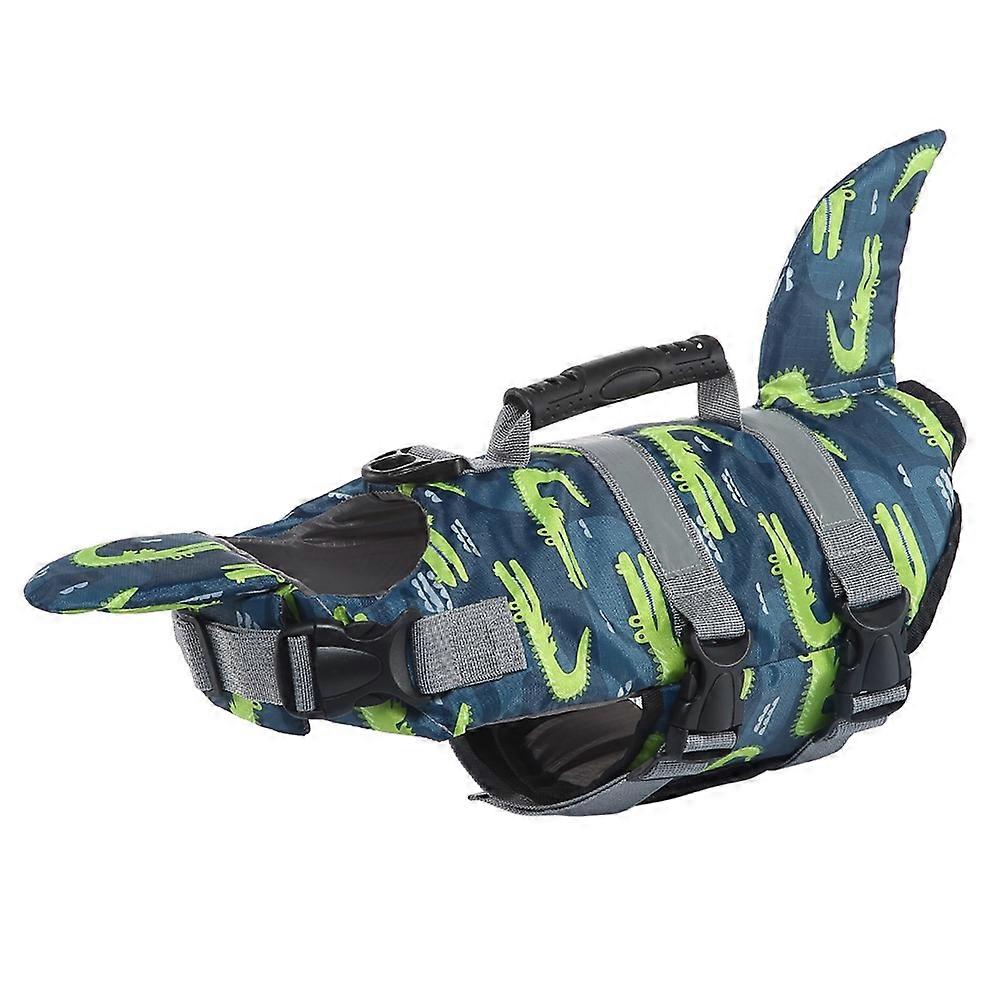 Dog Life Jacket Safety Swimming Vest Adjustable Reflective Swimwear For Surfing Drifting Puppy Coat