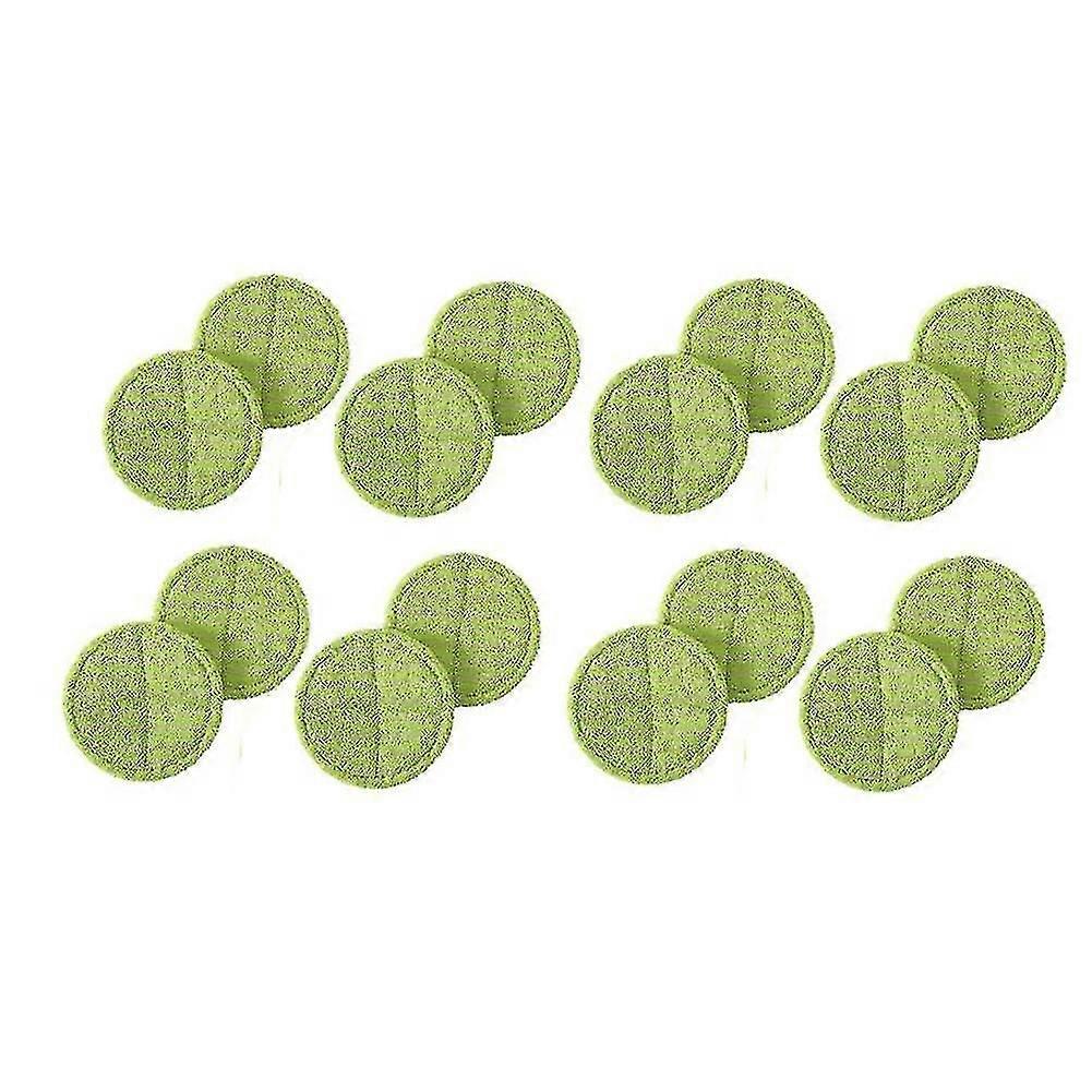 16pcs Replacement Pad Electric Rotary Mop Scrubber Pad, Green