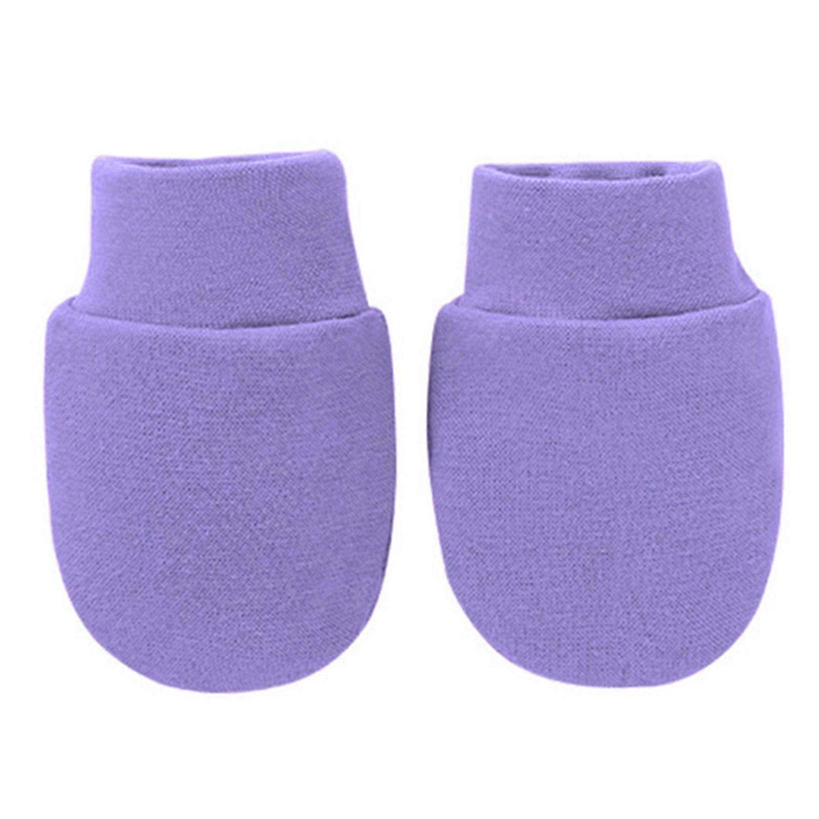 תינוק ילד ילדה כפפות מגן יד גרביים יילוד להגנה פנים שריטות ידיים כפפות צבע אחיד ללא שריטה כפפה צהוב