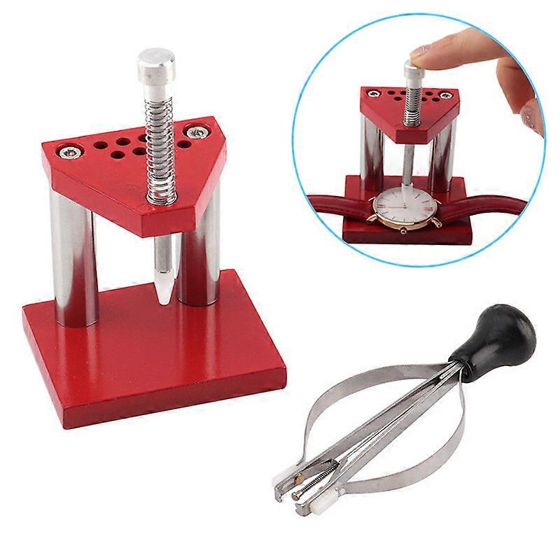 Watch Repairing Tools Hand Remover Plunger Puller Press Fitting Kit Watchmaker