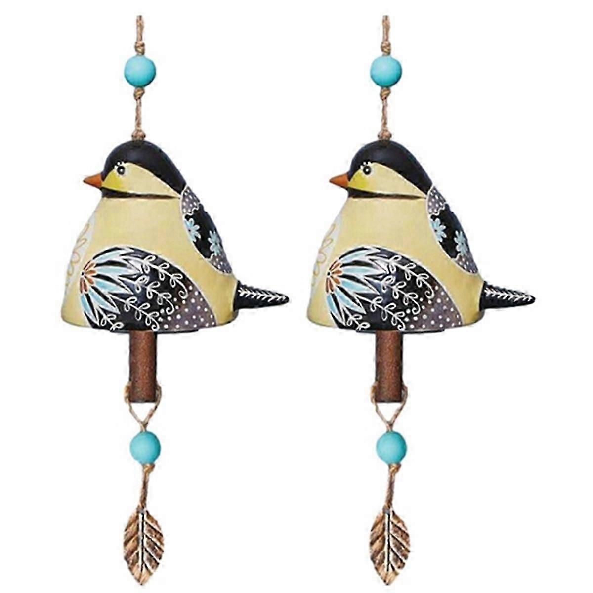 Bird Song Bell, Hanging Wind Chime,Wind Chime Stand beige