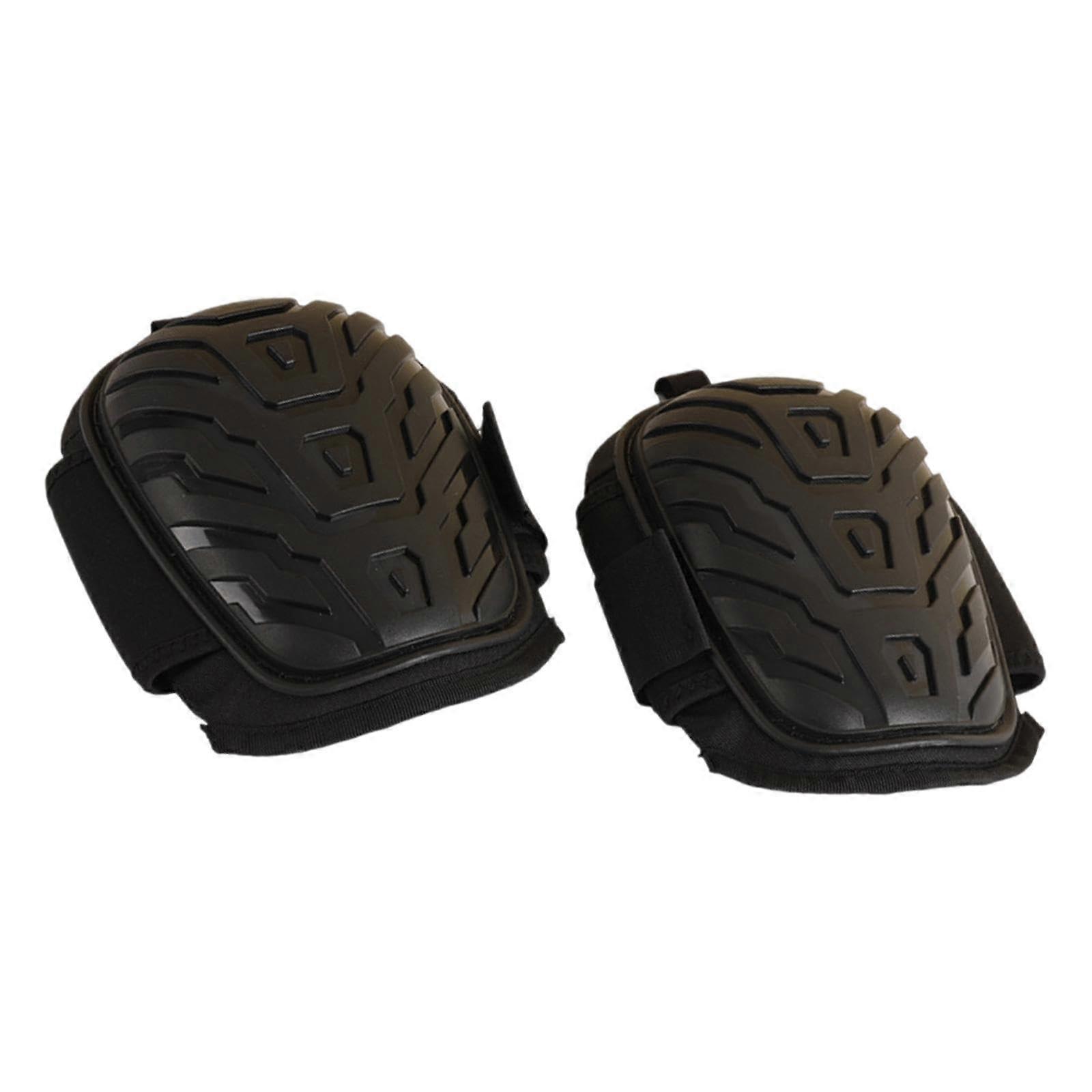 2Pcs Work Knee Pad Thick Soft Padding Protector Knee Motorcycle Knee Shin Guards for Outdoor