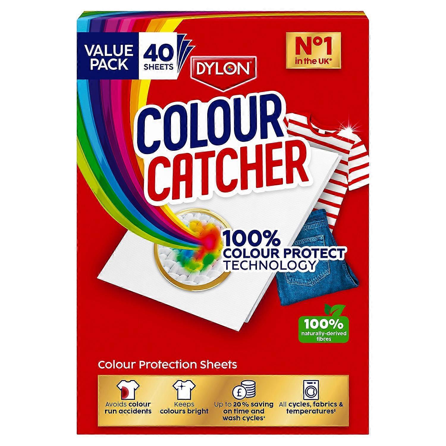 Colour Catcher Colour Protection Laundry Sheets to Prevent Colour Run, 40 Sheets